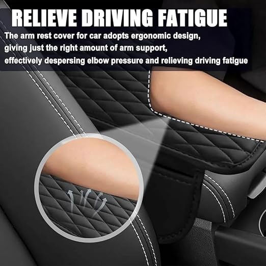 2 in 1 CAR ARMREST CONSOLE CUSHION - UNIVERSAL FIT FOR ALL CARS