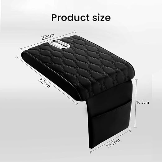 2 in 1 CAR ARMREST CONSOLE CUSHION - UNIVERSAL FIT FOR ALL CARS